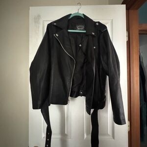Levi's Classic Black Leather Jacket